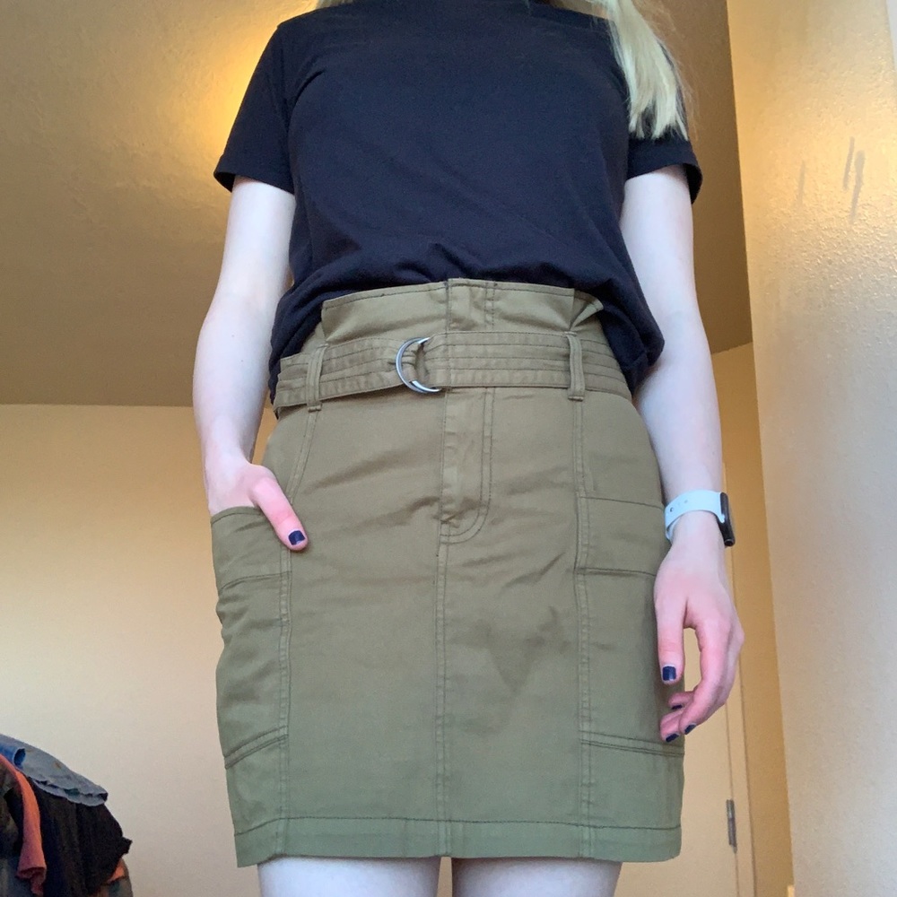 Green skirt
